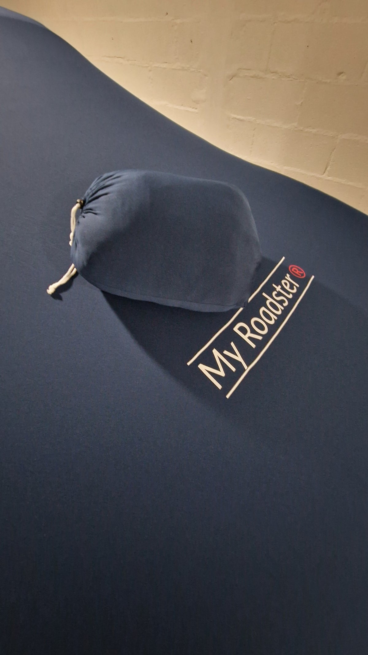 Sac de rangement pour housse voiture Stretch™ bleue