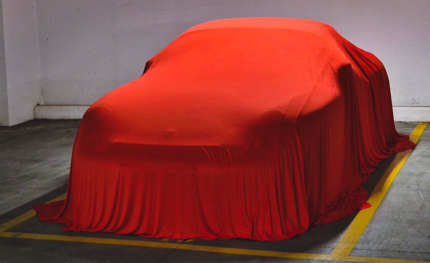 Drap de Présentation Showroom rouge