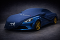 Housse Intérieure Alpine A110 – STRETCH™ Bleu avec Logo